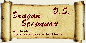 Dragan Stepanov vizit kartica